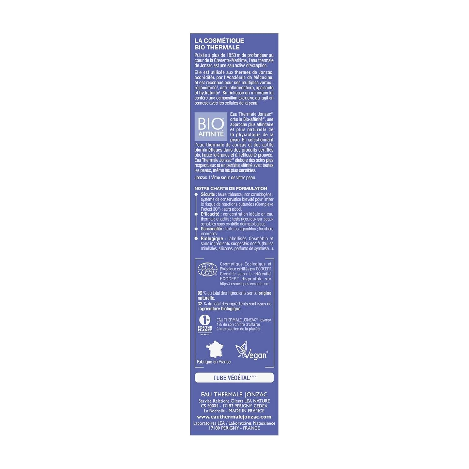 Jonzac Babycrème Cara 40ml Kinderen - Bad- en huidverzorging Naty Shop