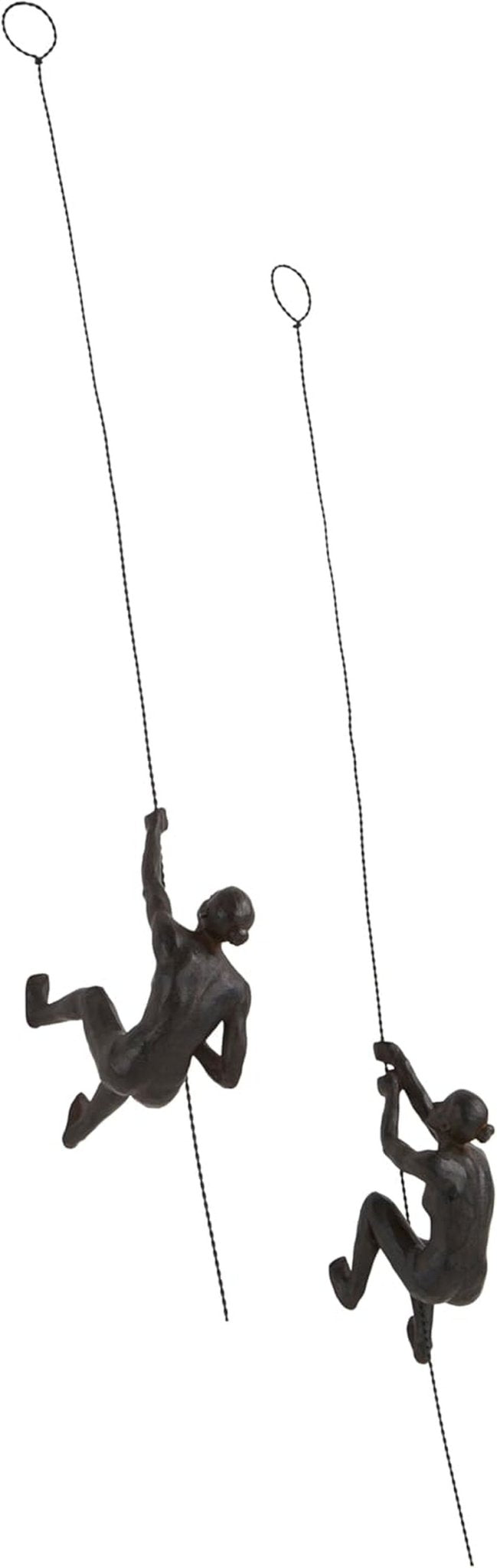 JOTEX Vrouwelijke klimmers decoratieve figuren, set van 2, roestbruine beeldjes en sculpturen Naty Shop standaardtitel