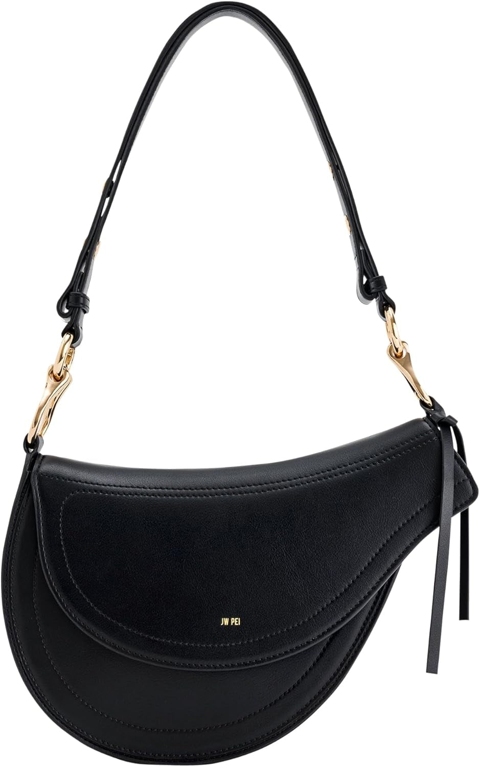 JW PEI Ashlie Dames Schoudertas Tassen Dames Naty Shop Zwart