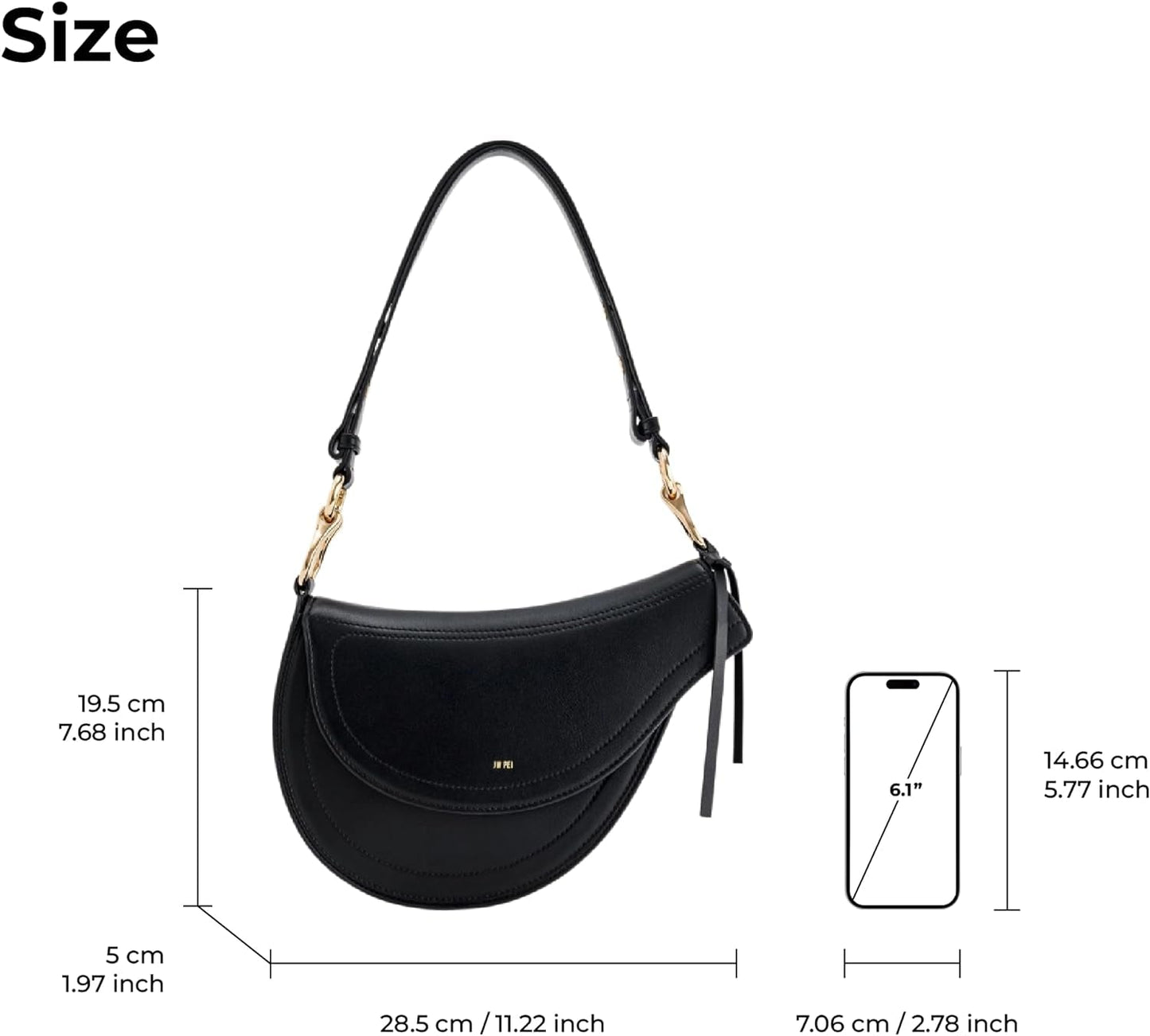 JW PEI Ashlie Schoudertas voor Dames Tassen Dames Naty Shop