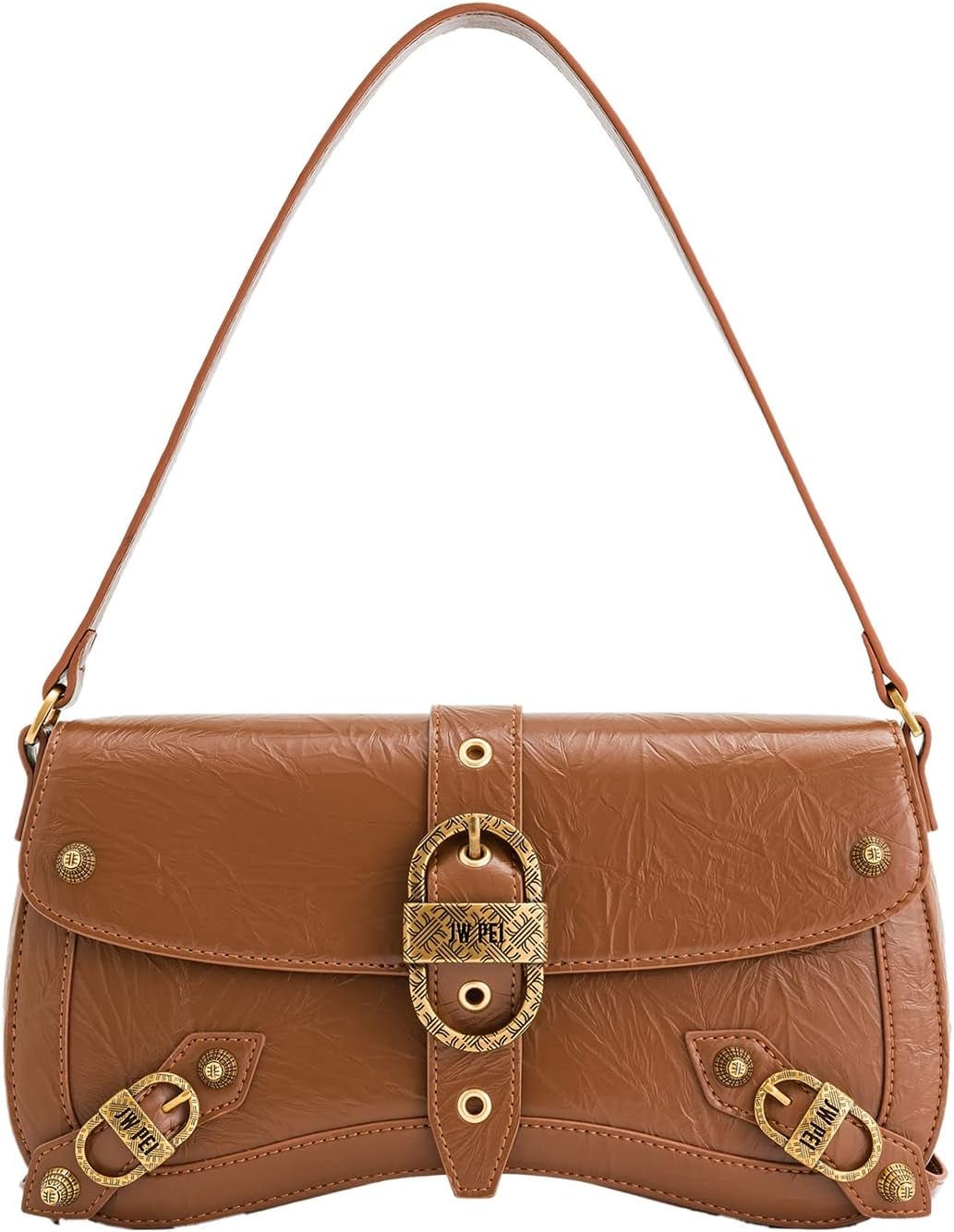 JW PEI Dames Eva Handtas Damestassen Naty Shop Crushed Brown