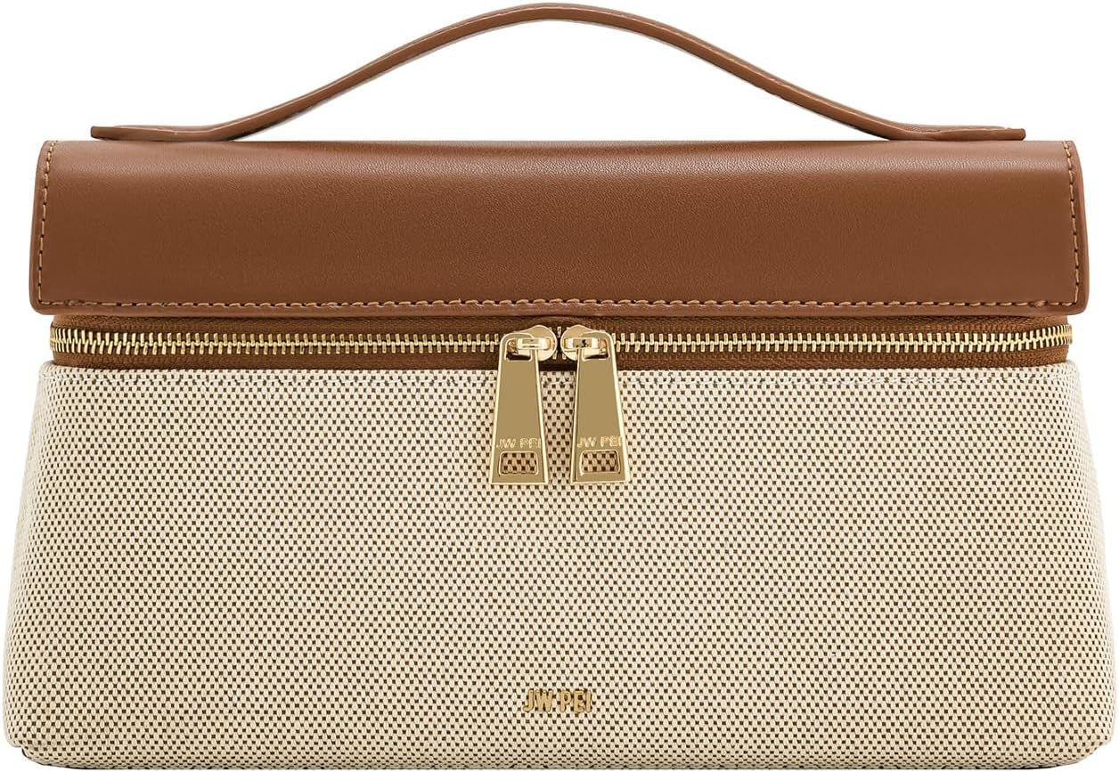 JW PEI Dames Thea Handtassen Tassen Dames Naty Shop Bruin Canvas