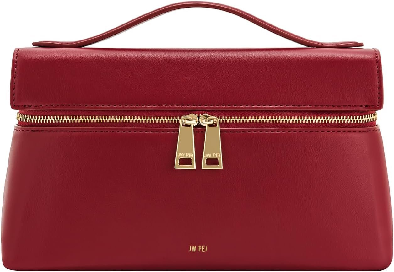 JW PEI Dames Thea Handtassen Tassen Dames Naty Shop Claret rood
