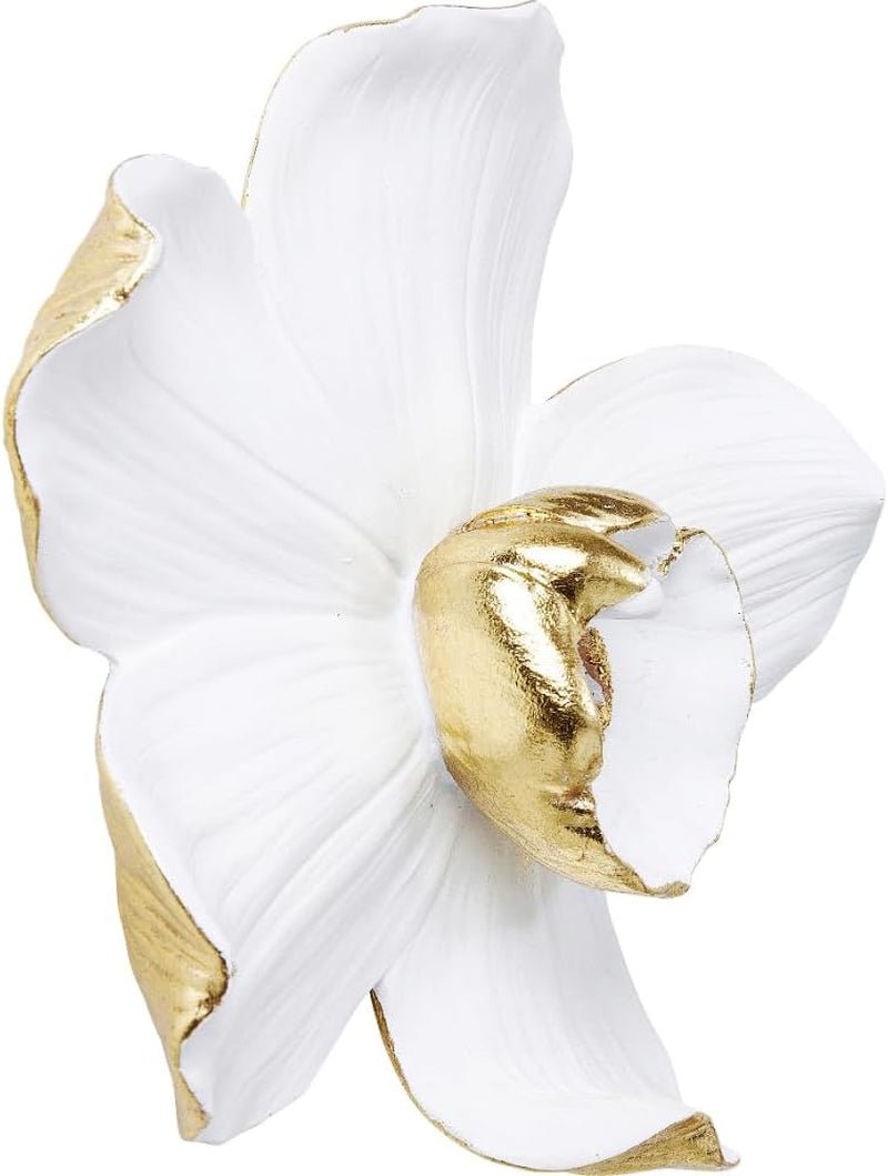 Kare Design wanddecoratie Orchidee, wit, XL, wanddecoratie, orchideebloemlook, handgemaakt, 25x24x7 cm (h/b/d) Beeldjes en sculpturen Naty Shop