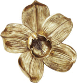Kare Design wanddecoratie Orchidee, wit, XL, wanddecoratie, orchideebloemlook, handgemaakt, 25x24x7 cm (h/b/d) Beeldjes en sculpturen Naty Shop Goud 40L X 3B Cm