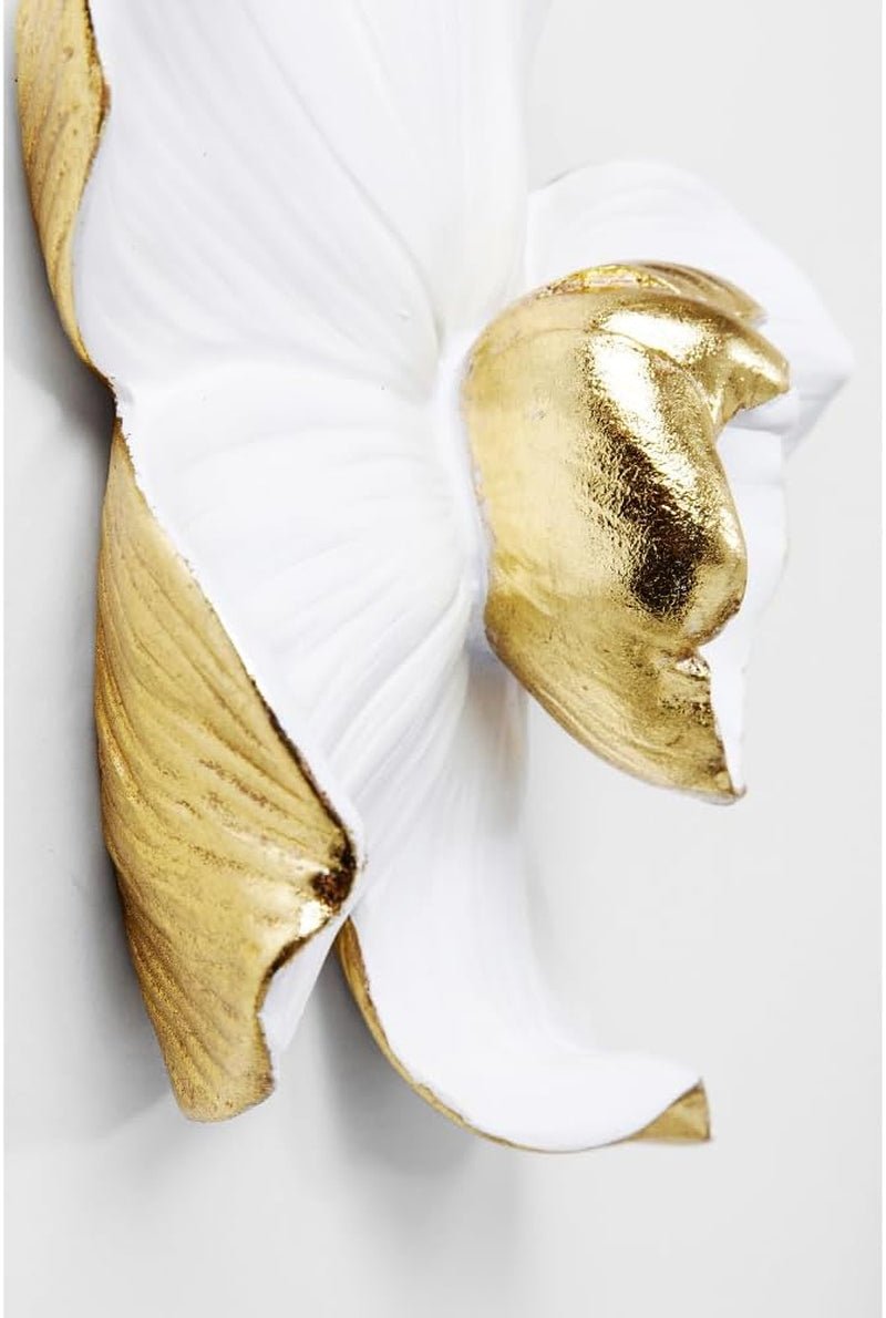 Kare Design wanddecoratie Orchidee, wit, XL, wanddecoratie, orchideebloemlook, handgemaakt, 25x24x7 cm (h/b/d) Beeldjes en sculpturen Naty Shop
