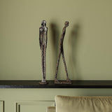 Kare Design Decoratief Object Kunst Dame Brons Decoratief Beeldje Hars Antiek Look Standbeeld Decor Kunstobject Accessoire 78x13,5x13,5cm Beeldjes en sculpturen Naty Shop