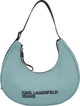 KARL LAGERFELD JEANS Dames Essential Nylon Moon Bag Damestassen Naty Shop Granietgroen