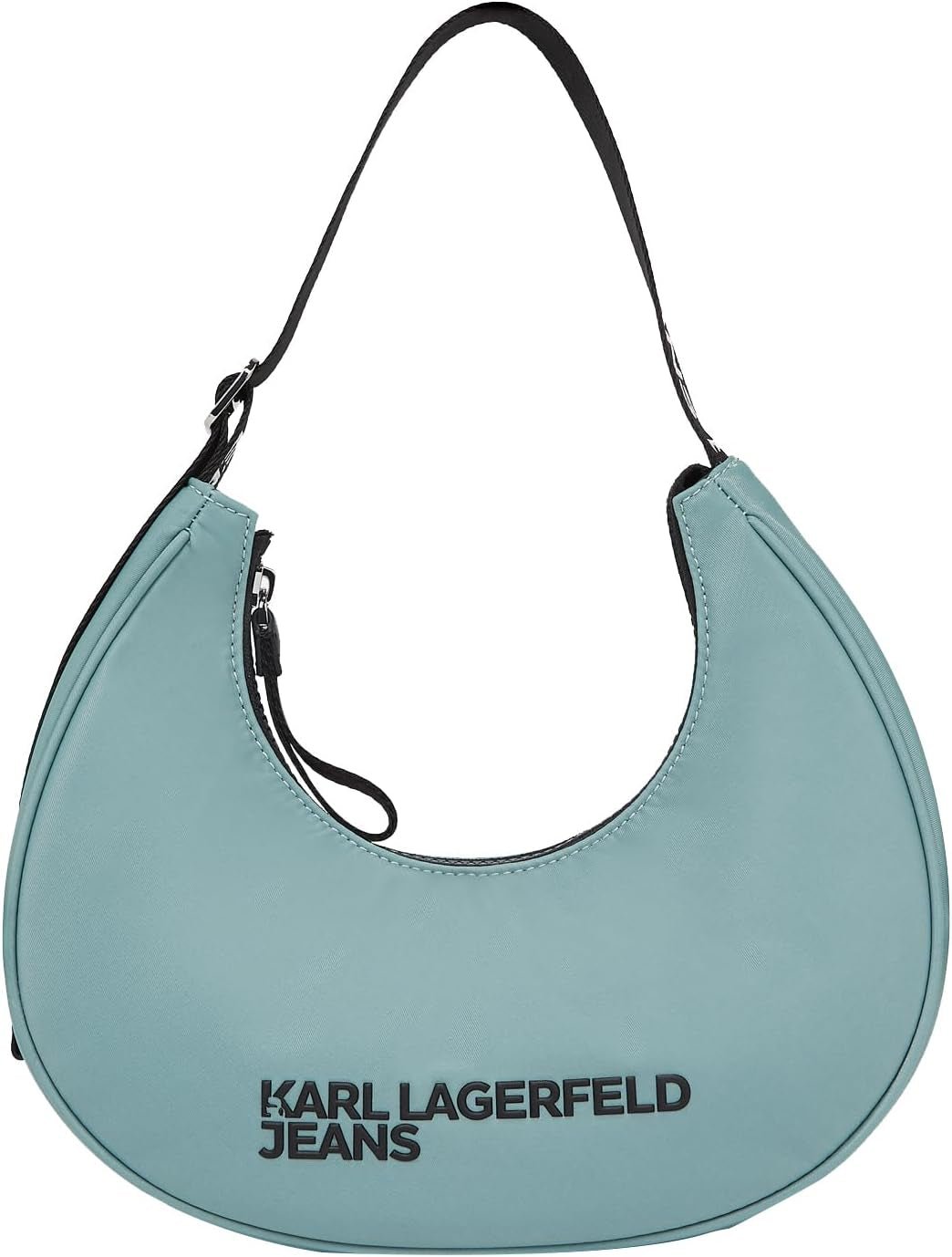 KARL LAGERFELD JEANS Dames Essential Nylon Moon Bag Damestassen Naty Shop Granietgroen