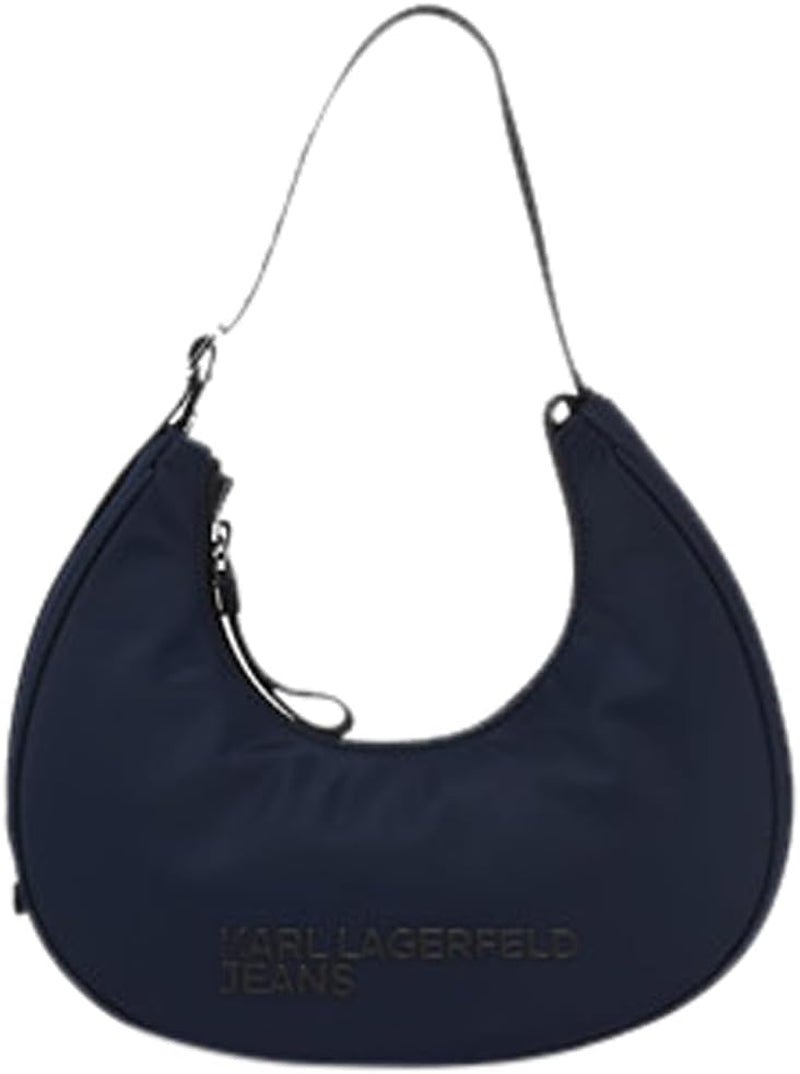KARL LAGERFELD JEANS Essential nylon maantas voor dames Damestassen Naty Shop Dark Slate