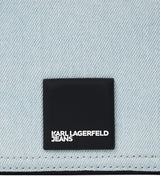 Karl Lagerfeld Jeans Dames Box Logo Cameratas Crossbody, Lichtblauwe Damestassen Naty Shop