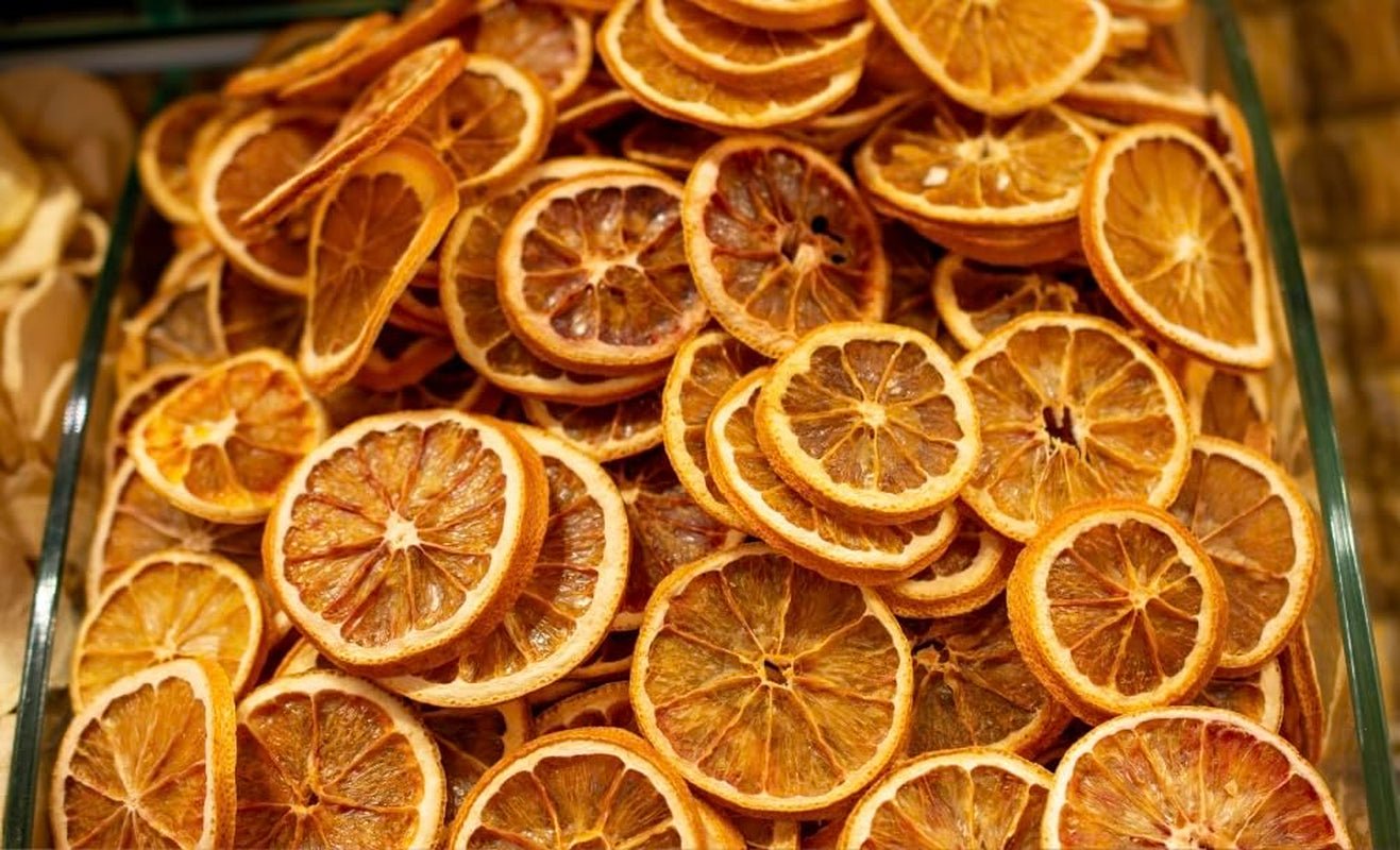 Knabberkraft Gedroogde sinaasappelschijfjes 100g - Snack en natuurlijke smaak | Perfect voor thee, desserts, decoraties en meer | Rijk aan vitamine C en zonder toevoegingen Naty Shop gedehydrateerde producten