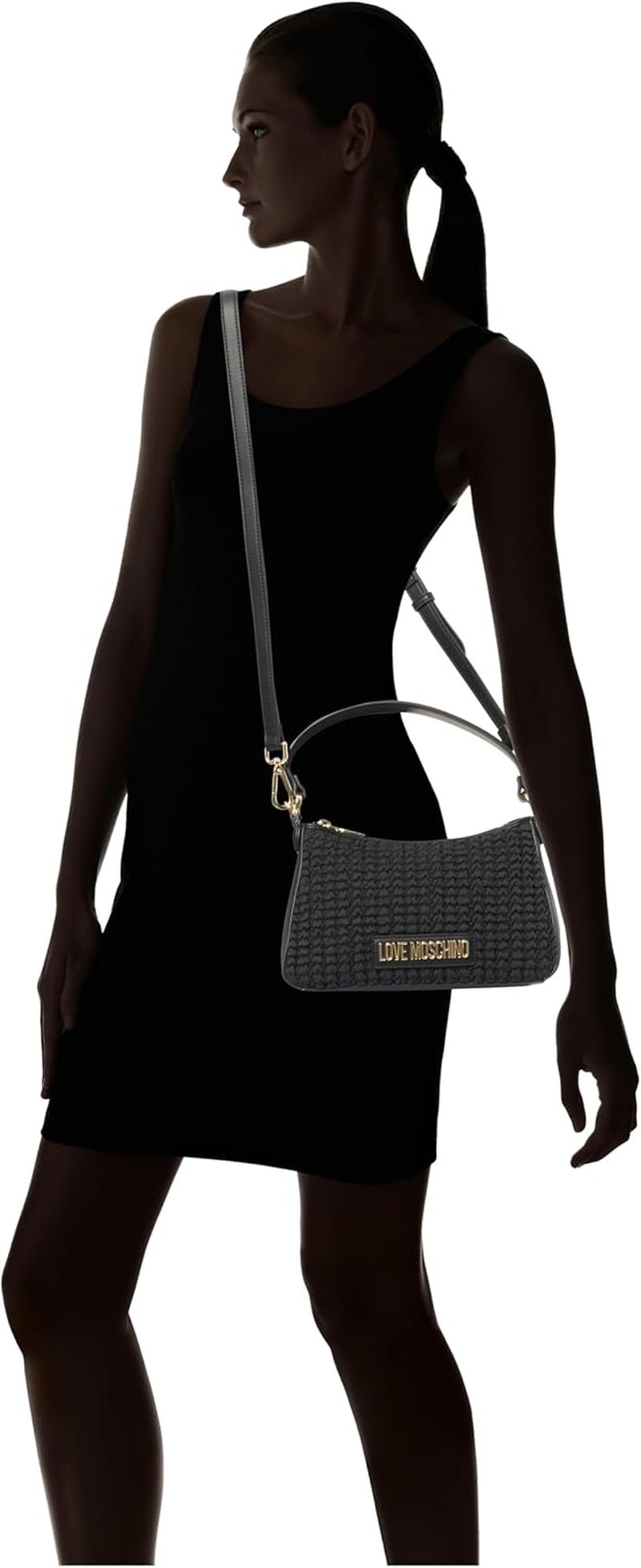 Love Moschino damestas, zwarte handtas, zwarte damestassen Naty Shop