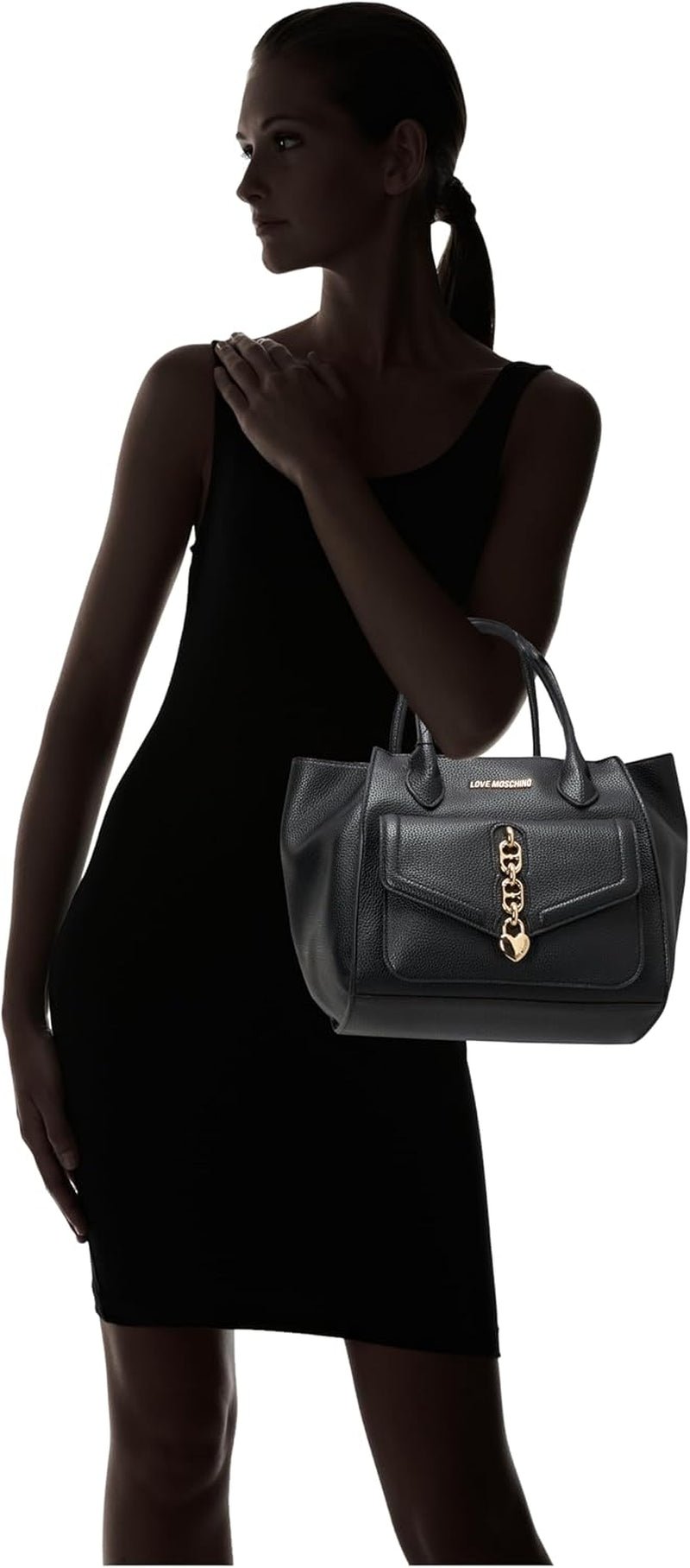 Love Moschino Schoudertas Zwart, One Size Damestassen Naty Shop