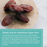 MABYEN Energieballetjes Dadel Bio 20 st. | Dadelballen - Suikervrije gezonde snacks voor zwangerschap en borstvoeding - Eiwitrepen met gedroogd fruit - 13 x cacao en 7 x mangosmaak Gedehydrateerde producten Naty Shop