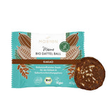 MABYEN Energieballetjes Dadel Bio 20 st. | Dadelballen - Gezonde suikervrije snacks voor zwangerschap en borstvoeding - Eiwitreep met gedroogd fruit - Cacao smaak Gedroogde producten Naty Shop