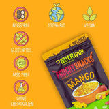 Gevriesdroogde mango: 100g gevriesdroogd fruit uit malse stukjes mango zonder toegevoegde suiker - gedroogde mango - gedroogde mango - gedroogd fruit - gedroogd fruit van NutriPur Gedroogde producten Naty Shop