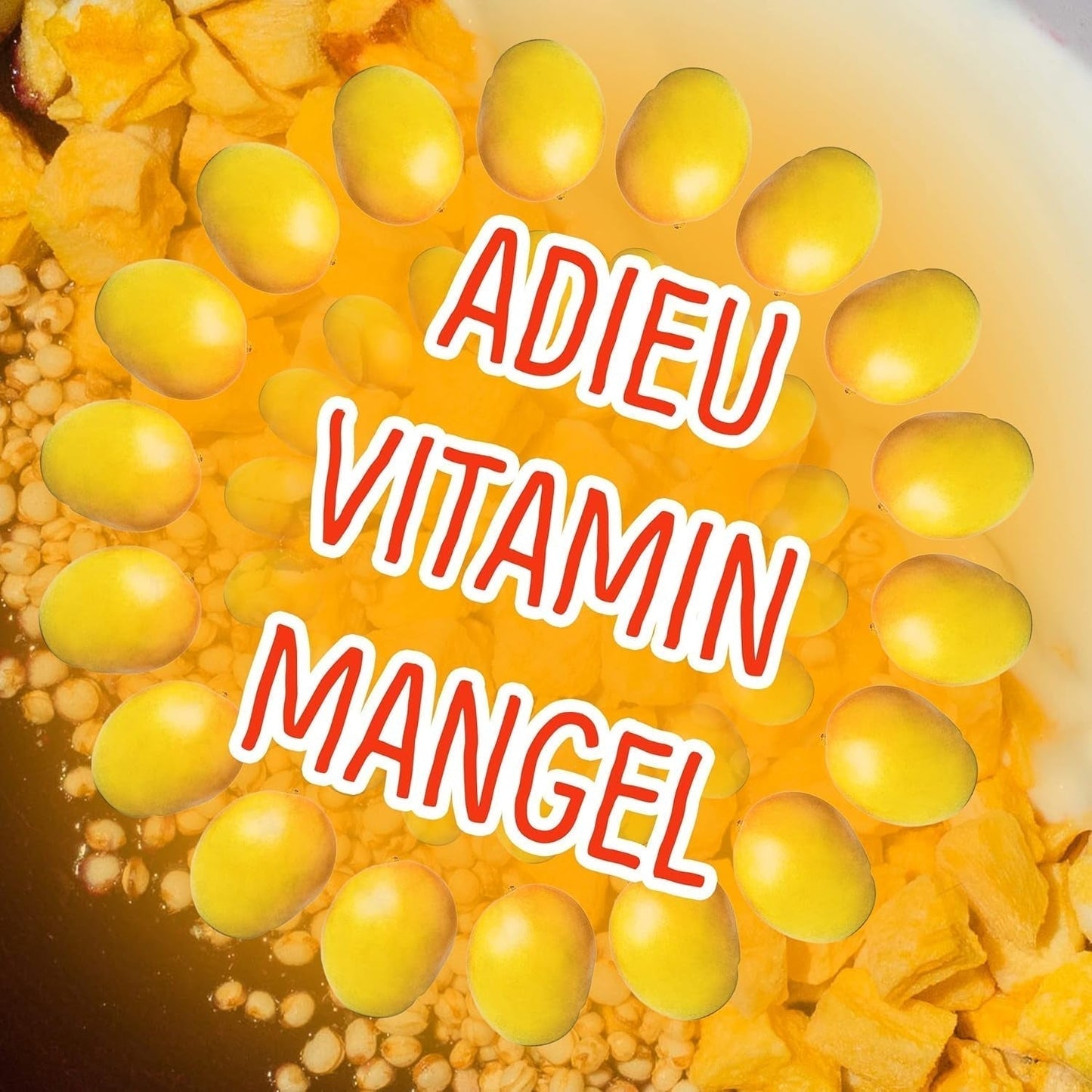 Gevriesdroogde mango: 100g gevriesdroogd fruit uit malse stukjes mango zonder toegevoegde suiker - gedroogde mango - gedroogde mango - gedroogd fruit - gedroogd fruit van NutriPur Gedroogde producten Naty Shop