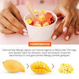 Gevriesdroogde mango, 250g gevriesdroogd fruit, zonder toevoegingen, fruitig, gemaakt in Duitsland Gedroogde producten Naty Shop