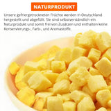 Gevriesdroogde mango, 250g gevriesdroogd fruit, zonder toevoegingen, fruitig, gemaakt in Duitsland Gedroogde producten Naty Shop