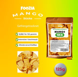 Gevriesdroogde mango grote stukken Gevriesdroogd fruit Geen toevoegingen 100% puur natuurlijke mango Gevriesdroogde mango Gedroogd fruit Gedroogde mango 125g van Foozia (125g) Gedroogde producten Naty Shop