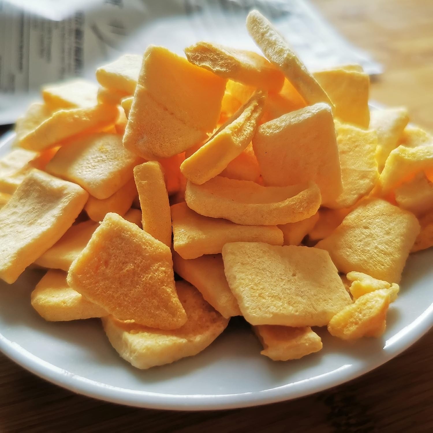 Gevriesdroogde mango | Zonder toegevoegde suiker Gevriesdroogde Mango | Gevriesdroogde mango Mangofruit Gedroogde mango | Gedroogde mango Gedroogd fruit zonder toevoegingen | ZingyZoo gedroogde mango (100g) Naty Shop gedehydrateerde producten