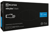 Nitrilex zwarte poedervrije nitrilhandschoenen 100st, maat M Nati Shop