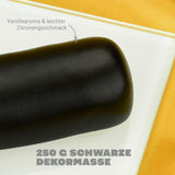 Massa Ticino Set 1x witte fondant 250g en 1x zwarte fondant 250g - Premium suikerpasta voor taarten, rolfondant - Perfect voor taarten, modellering en decoraties - Fondant voor professionele en amateurbakkers Suikerpasta Naty Shop