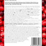Gevriesdroogde veenbessen zonder suiker | XL 250g Gevriesdroogde natuurlijke ongezoete veenbessen | Gevriesdroogd natuurlijk wild fruit | Gevriesdroogde veenbessen | ZingyZoo Gedroogde producten Naty Shop