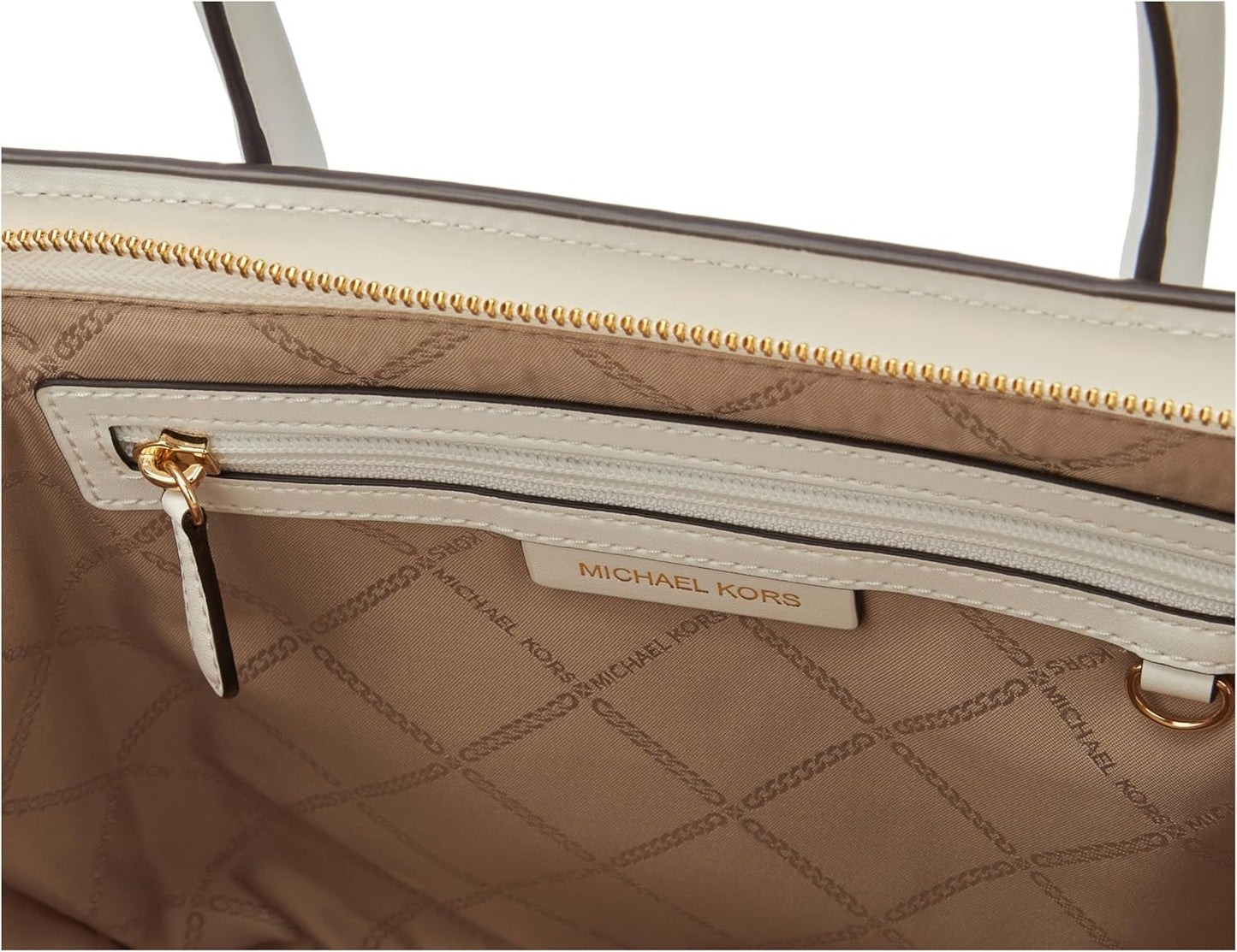 MICHAEL KORS Avril LG TZ-tas voor dames, Opticwhite damestassen Naty Shop