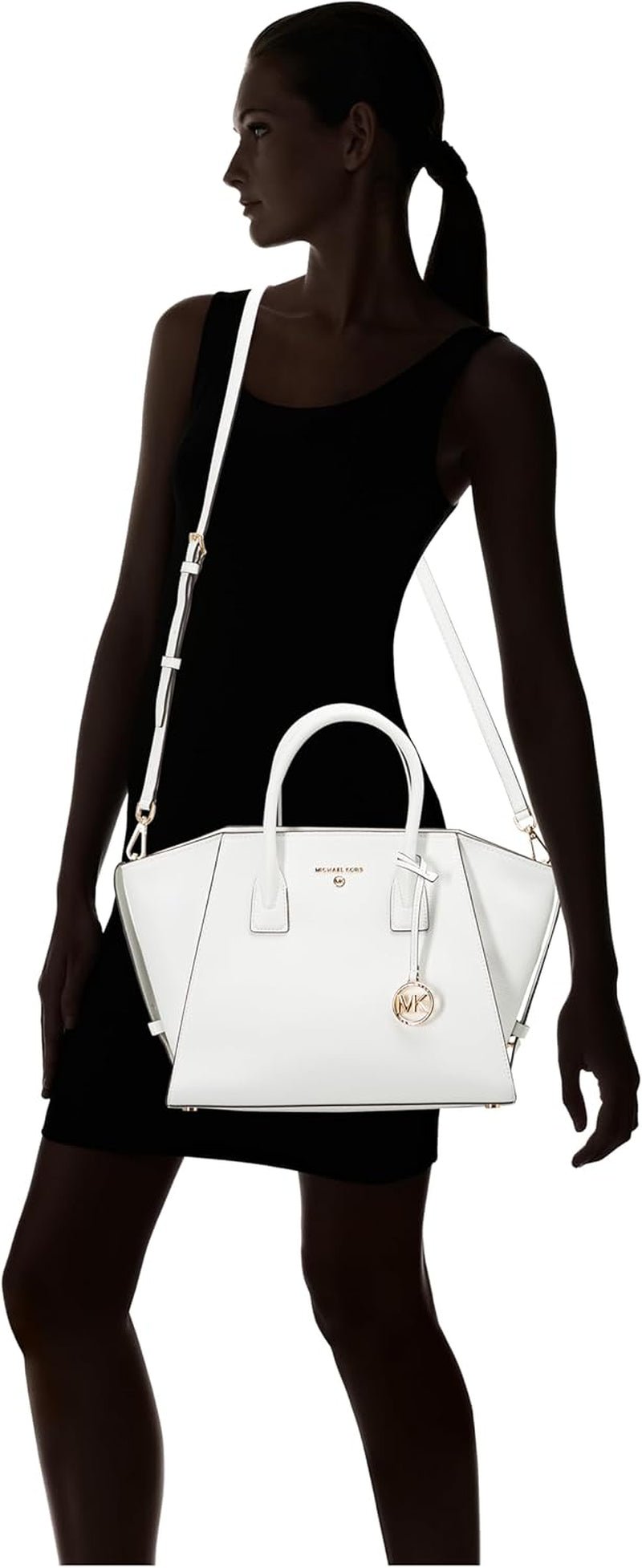 MICHAEL KORS Avril LG TZ-tas voor dames, Opticwhite damestassen Naty Shop