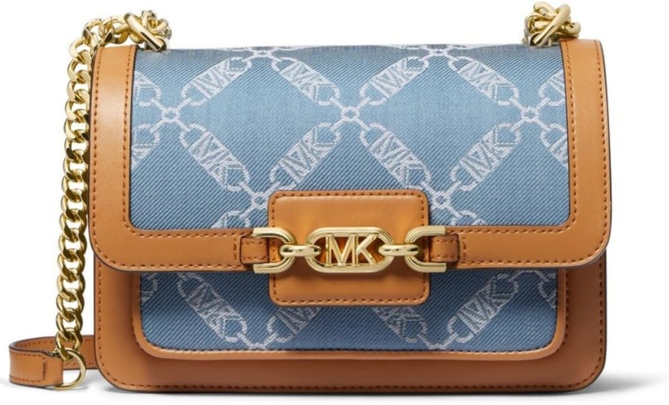 Michael Kors Naty Shop Denim schoudertas Damestassen
