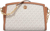 Michael Kors Dames Lg Ew Xbody Bag Damestassen Naty Shop Vanille/Acrn
