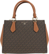 Michael Kors Dames MD Satchel Bag Damestassen Naty Shop Brn/Acorn
