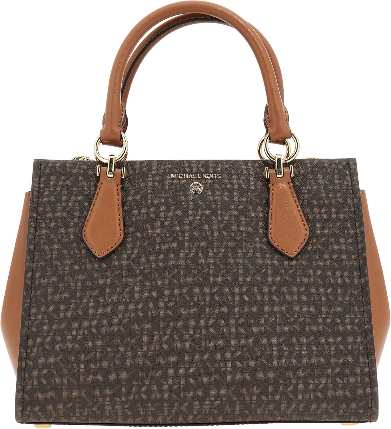 Michael Kors Dames MD Satchel Bag Damestassen Naty Shop Brn/Acorn