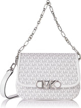 Michael Kors Dames Parker Md Zadel Mgr Tas Dames Tassen Naty Shop Opticwt/Blk