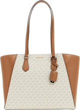 Michael Kors Lg Mf Tz Tote Handtas Tassen Dames Naty Shop Vanille/Acrn