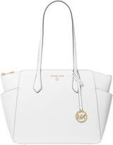 Michael Kors Marilyn Md Tz Tote Bag Damestassen Naty Shop Optisch wit