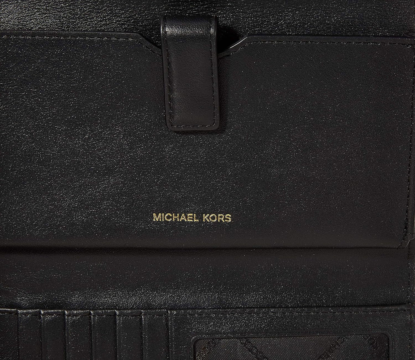 Michael Kors Money Pieces creditcardhouder voor dames, Marrón (bagage), 2,5x9,5x11,4 cm (L x H) damesportemonnee Naty Shop