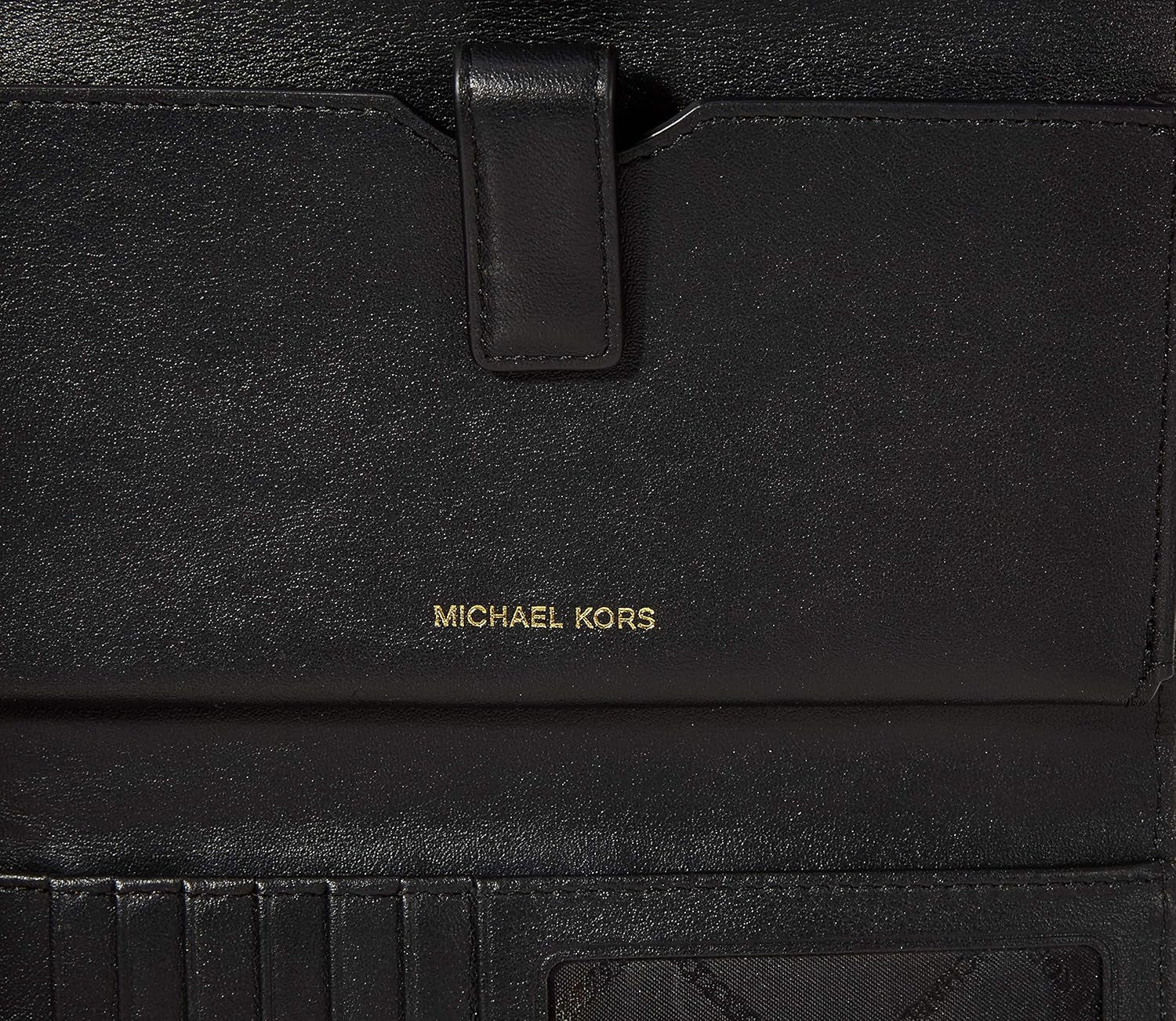 Michael Kors Money Pieces creditcardhouder voor dames, Marrón (bagage), 2,5x9,5x11,4 cm (L x H) damesportemonnee Naty Shop