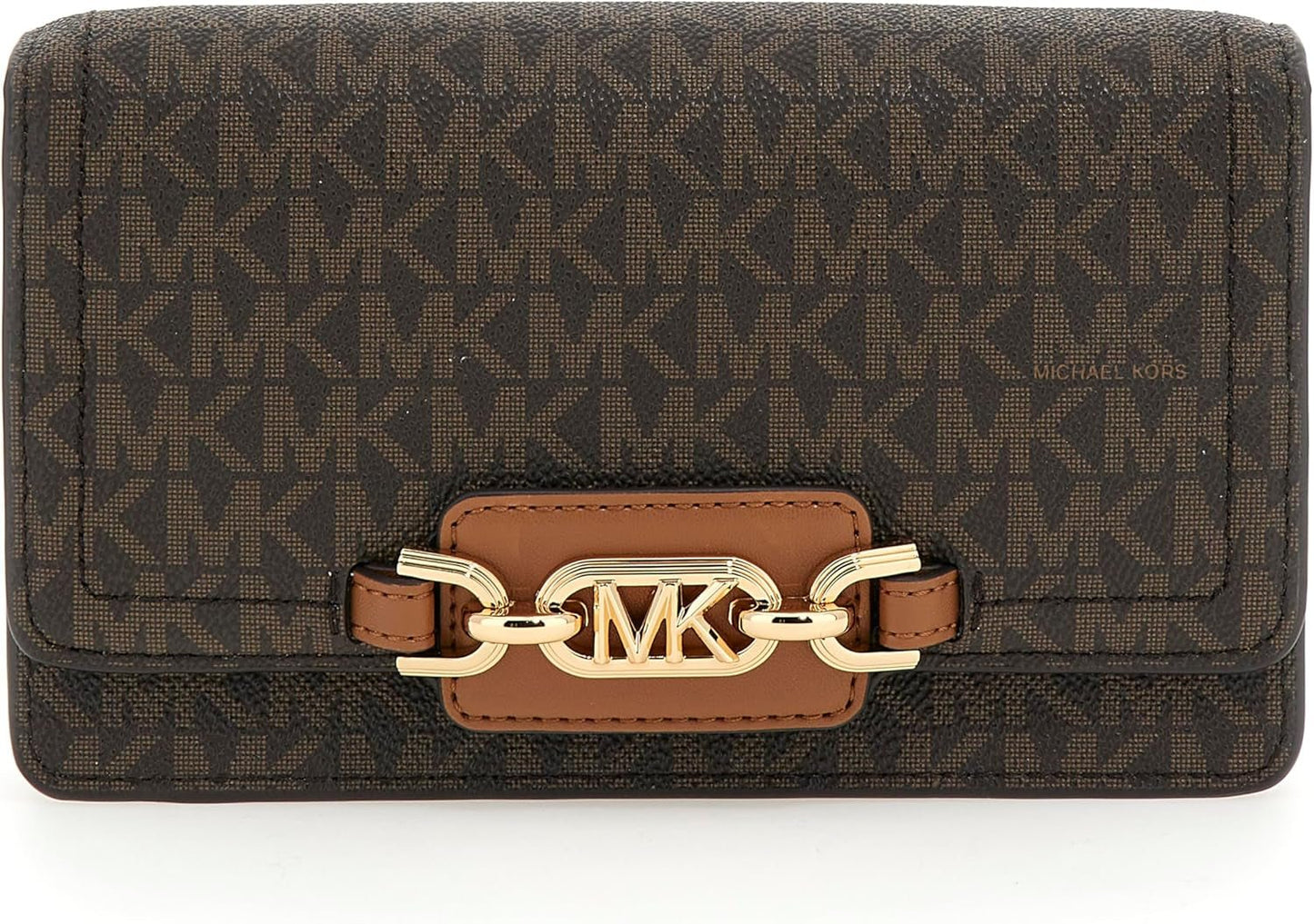 MICHAEL KORS Dames Heather PHN CHN XBODY Tas, Donkerbruin Damestassen Naty Shop Standaard titel