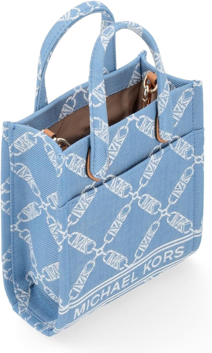 Michael Kors dames Gigi extra kleine handtas, blauwe damestassen Naty Shop