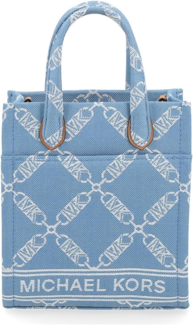 Michael Kors dames Gigi extra kleine handtas, blauwe damestassen Naty Shop standaardtitel