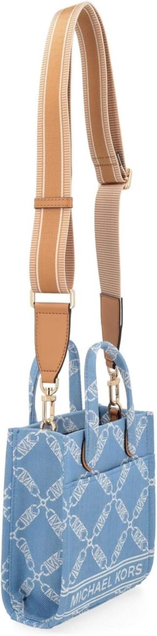 Michael Kors dames Gigi extra kleine handtas, blauwe damestassen Naty Shop