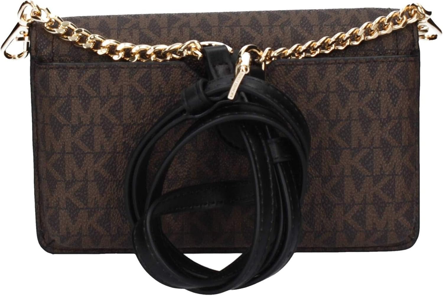 Michael Kors Women Sm Phn CHN Xbody Bag, bruin/zwart damestassen Naty Shop