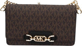 Michael Kors Women Sm Phn CHN Xbody Bag, bruin/zwart Damestassen Naty Shop Standaard titel