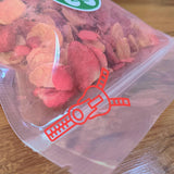 Mix van gevriesdroogd fruit ErdBana XL 300g | Gevriesdroogde bananen + gevriesdroogde aardbeien Proeverijset voor gevriesdroogd fruit | Aardbei en banaan gevriesdroogde fruitmix | ZingyZoo Gedroogde producten Naty Shop