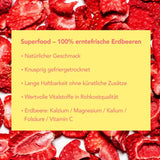 Mono gevriesdroogde chips - 300g aardbeichips van 100% natuurlijke aardbeien - gedroogd tropisch fruit - gedroogd aardbeifruit - snack voor muesli en desserts - aardbeienchips Gedroogde producten Naty Shop