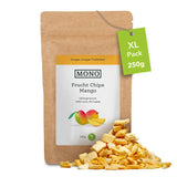 Mono gevriesdroogde chips - 300g aardbeichips van 100% natuurlijke aardbeien - gedroogd tropisch fruit - gedroogd aardbeifruit - snack voor muesli en desserts - aardbeienchips Gedroogde producten Naty Shop Mango