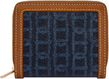 Fossil Logan Multifunctionele Damesportemonnee Dames Naty Shop Blauw 11,1 Cm L X 2,5 Cm B X 8,9 Cm H